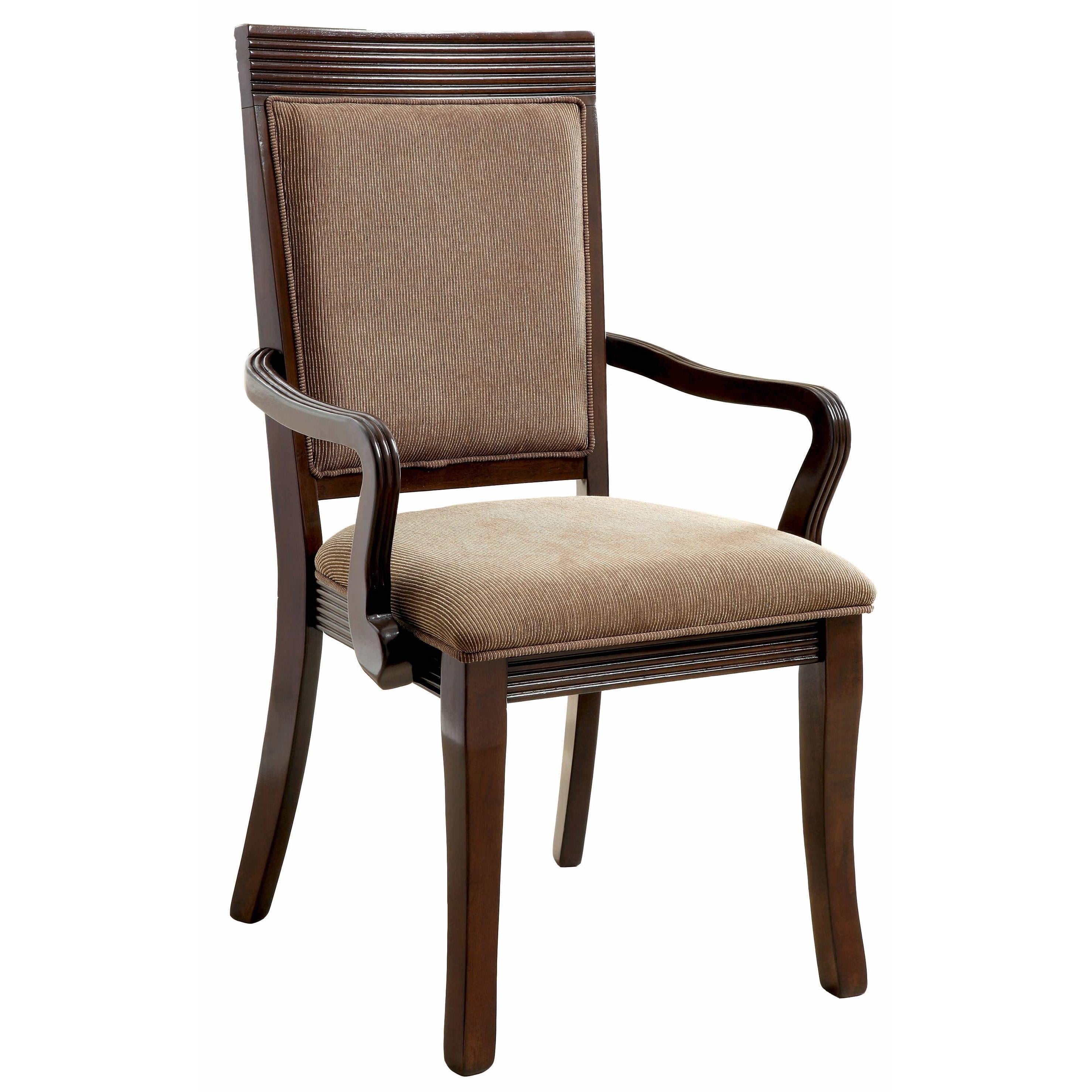 Furniture of America Woodmont CM3663AC-2PK Arm Chair IMAGE 1